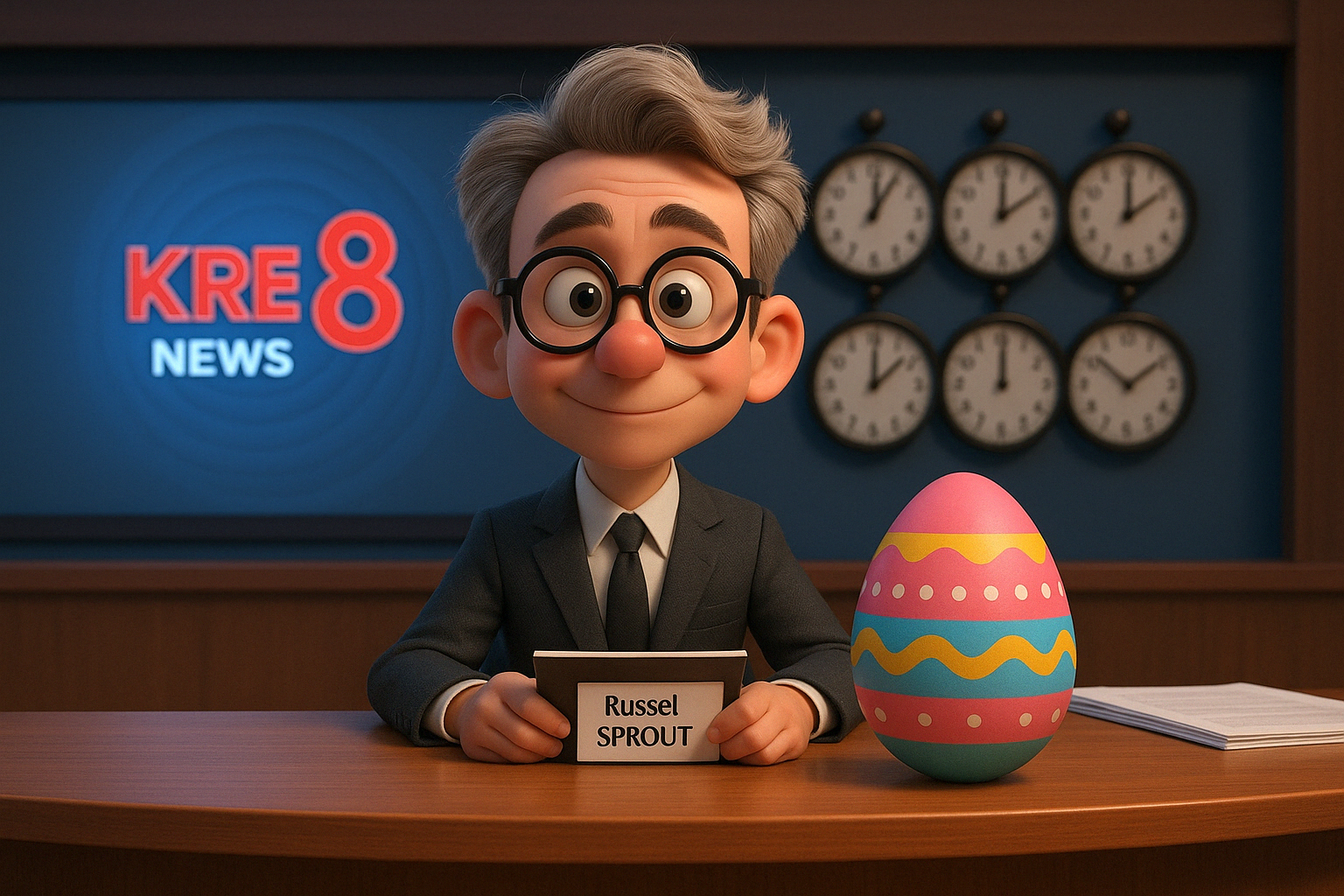 BREAKING: Talking Chickens Save the Day! ✨ (KRE8 News Easter Special!)